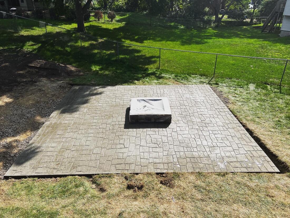 Outdoor Kitchen Concrete Pads — Legacy General Services
