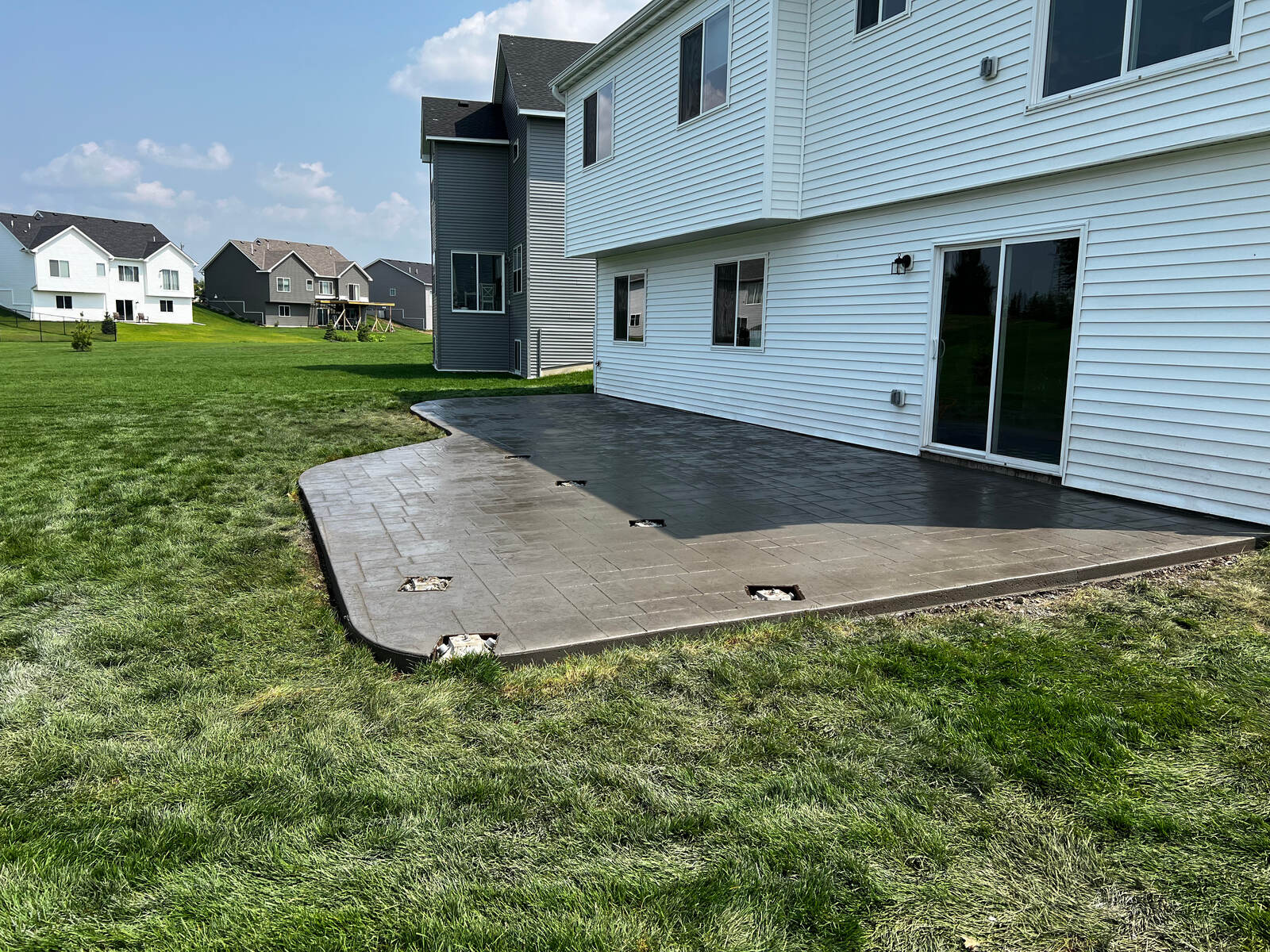 Concrete Patios project by Legacy General Services