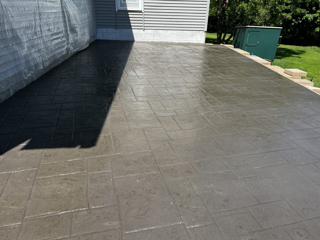 concrete patio