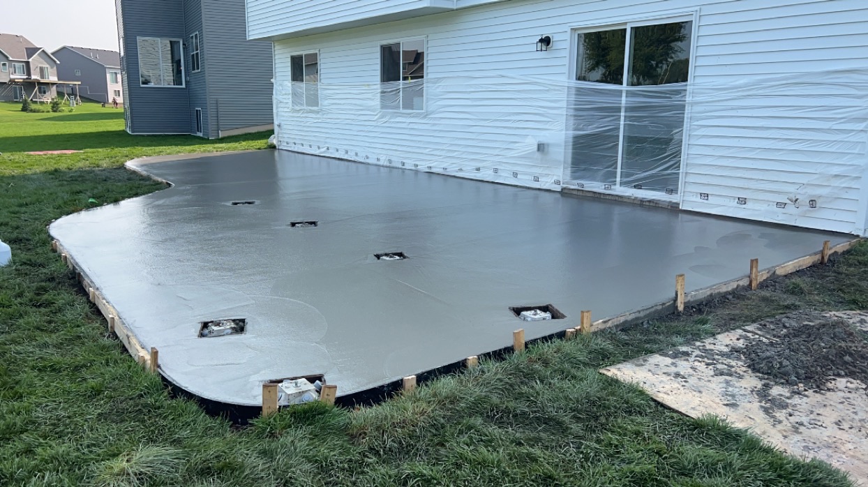 Concrete Crafters team working on a project